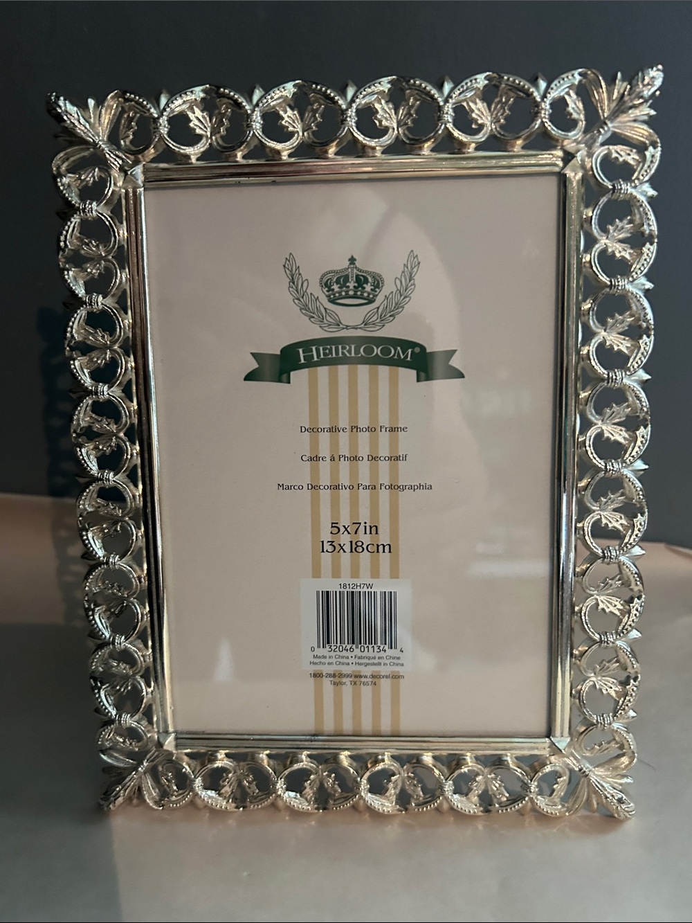 Silver Decorative 5x7 Photo Frame